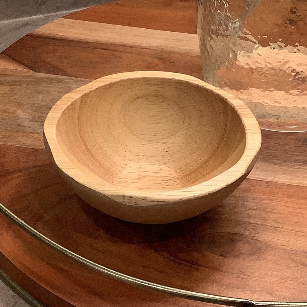 Hearth and Hand with Magnolia Small Dip Wooden Bowl